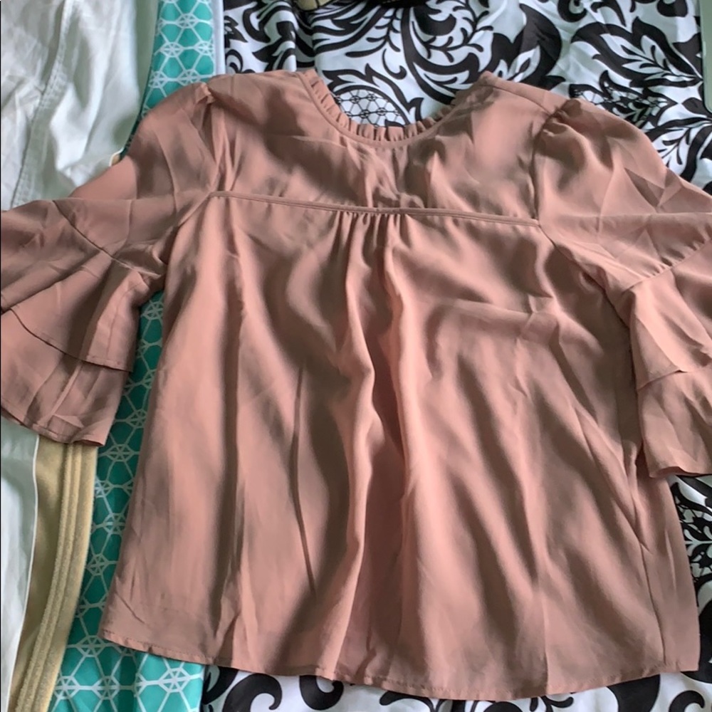 Pink blouse
